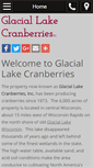 Mobile Screenshot of glaciallakecranberries.com