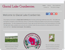 Tablet Screenshot of glaciallakecranberries.com